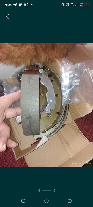 Тормозні колодки Fiat punto 2