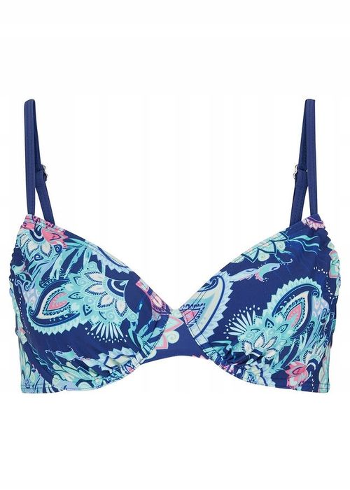 B.P.C biustonosz bikini z fiszbinami we wzory 80C.