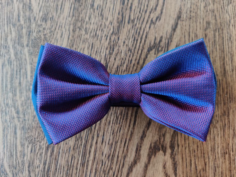 Muszki granatowe i bordowe zestaw Lambert