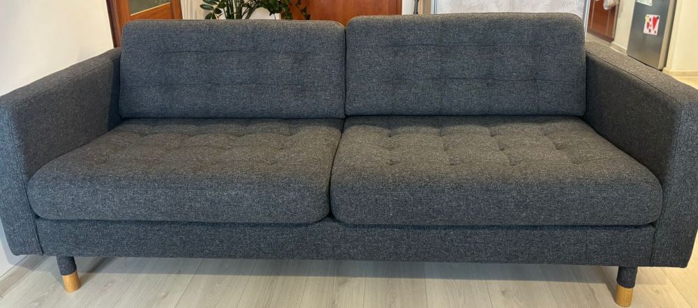 Sofa, kanapa +puf Landskrona Ikea
