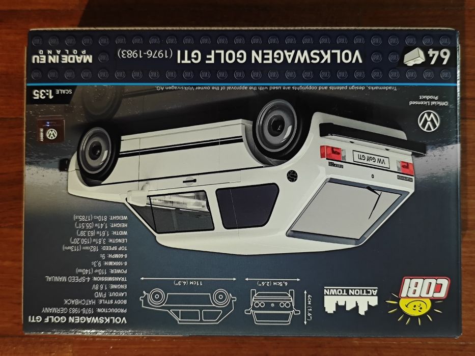 VW Volkswagen Golf GTI Cobi Bricks
