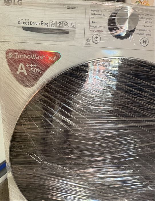 Máquina lavar roupa 9KG  LG turbowash 360•