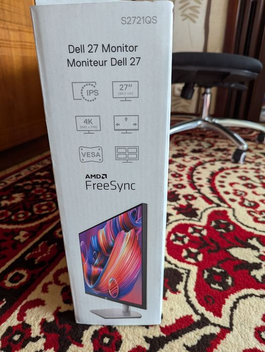 Монітор 4k 27" Dell S2721QS (210-AXKY)