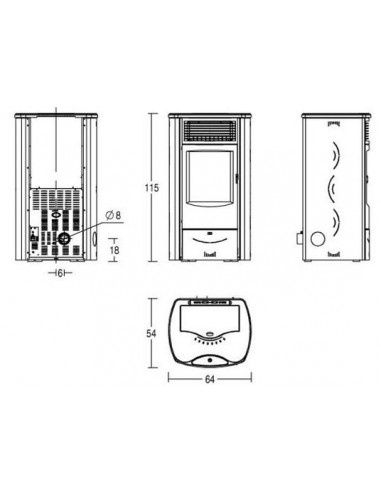 Salamandra a Pellets Superior Sabrina