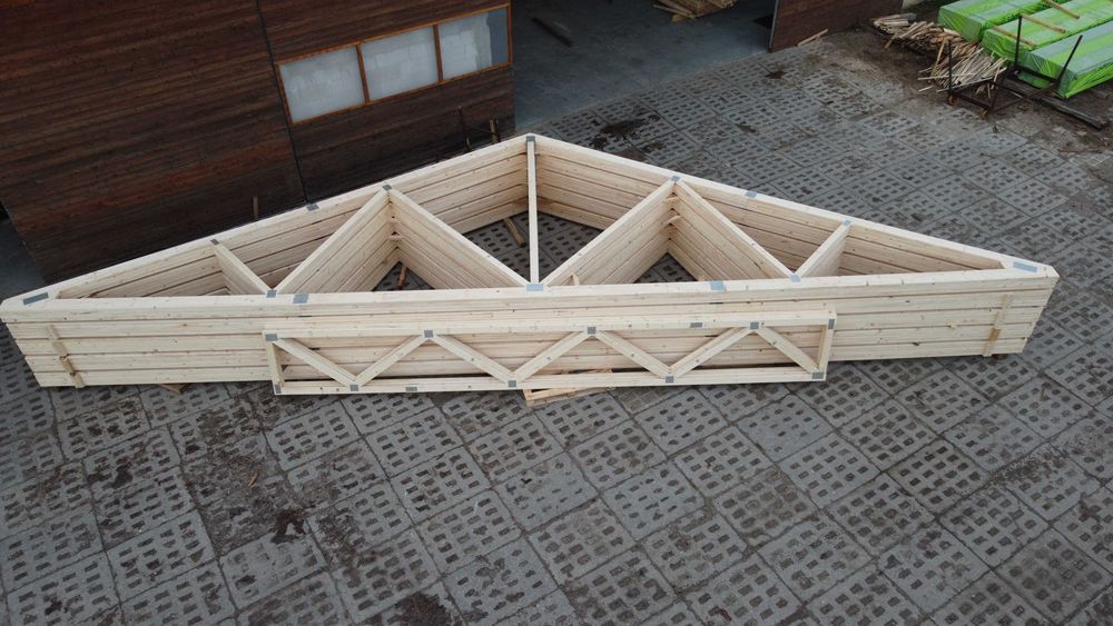 Wiązary dachowe produkcja, projekt , montaż z certyfikatem