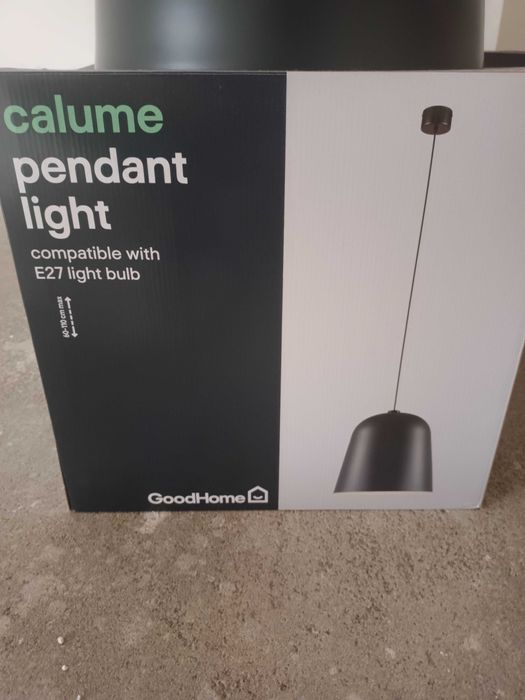 Lampy loft duże 6 szt GoodHome Calume 1-punktowa E27 duża-38 c