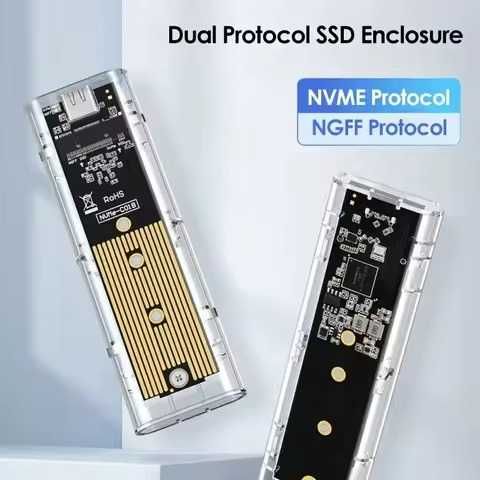 M.2 NVME PCIe NGFF SATA Корпус SSD с двумя протоколами