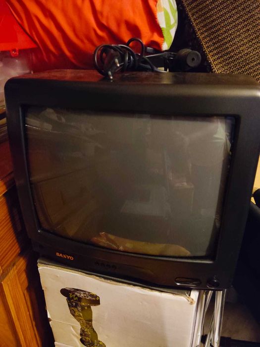 TV Vintage a funcionar