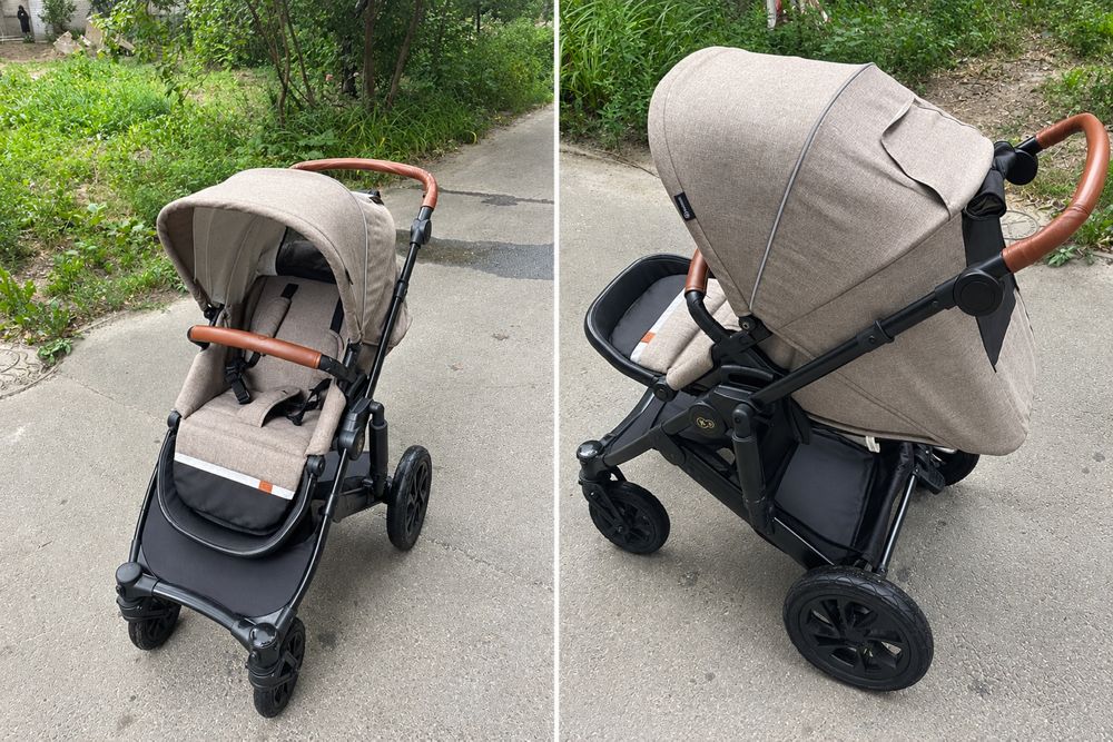 Універсальний візочок Kinderkraft 3 в 1 Prime Beige