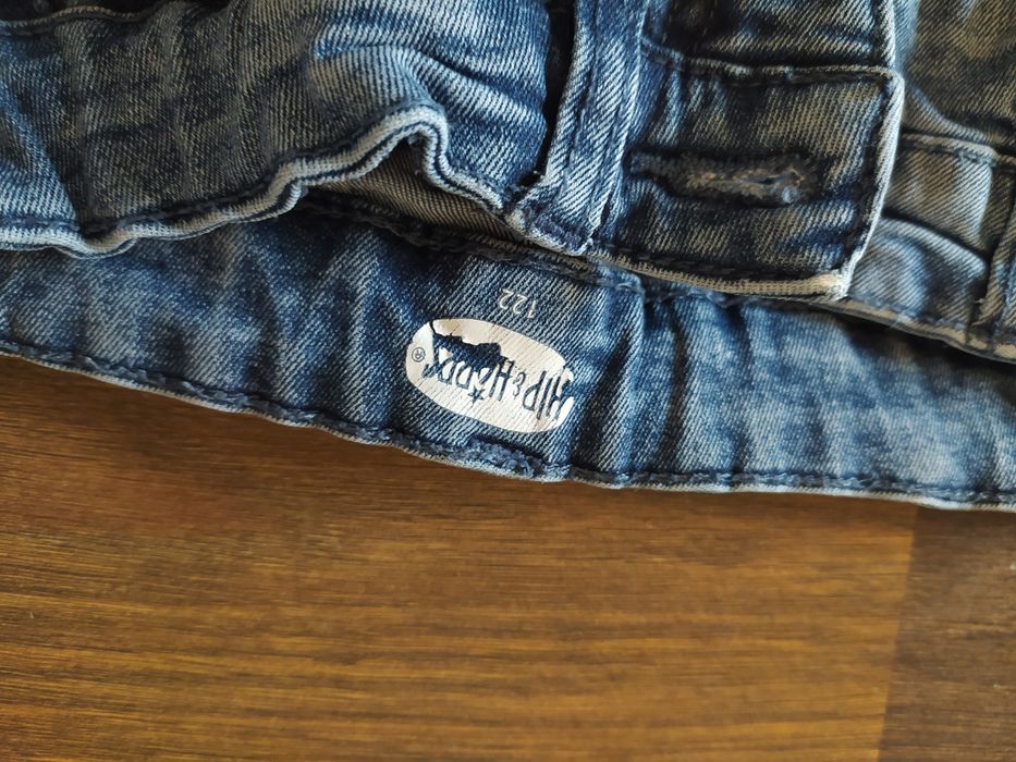 Spodnie jeansy 122 cm, dziewczęce