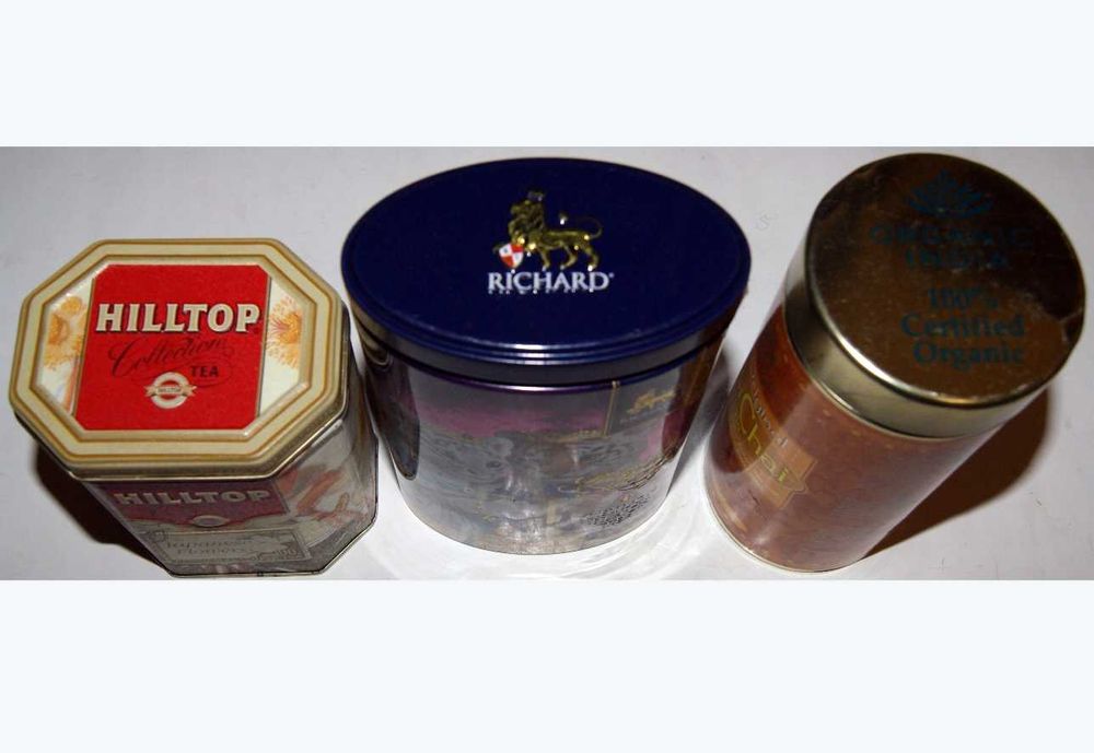 Жестяные банки для чая печенья Красивые ёмкости для сыпучих продуктов