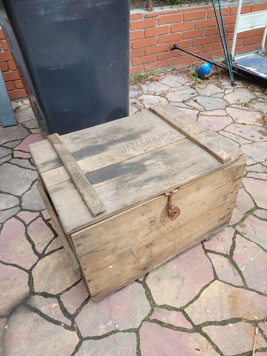 Drewniana skrzynia
