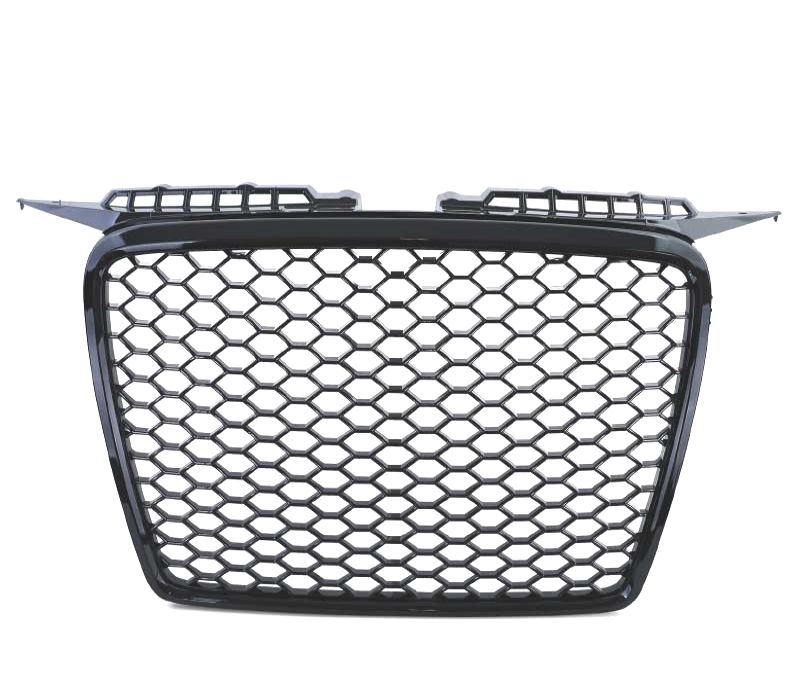 GRELHA AUDI A3 8P 8PA 05-08 LOOK RS3 PRETA BRILHANTE
