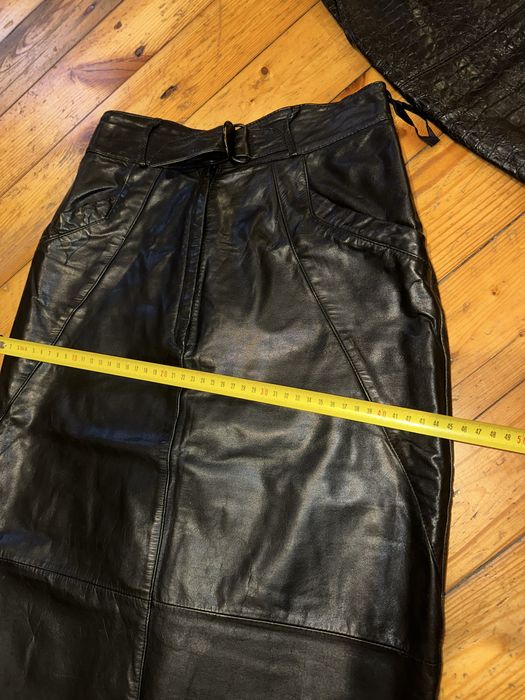 Кожанные юбки натуральные