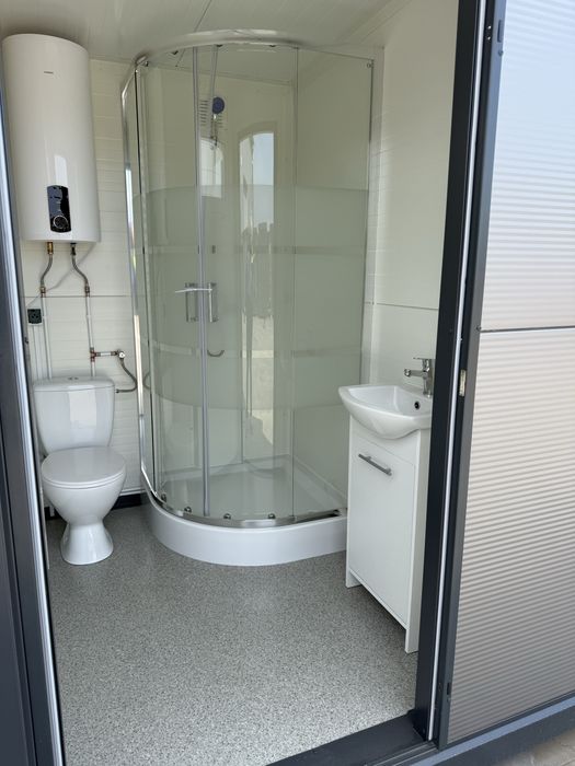 Pawilon WC łazienka kontener sanitarny dostepny od reki