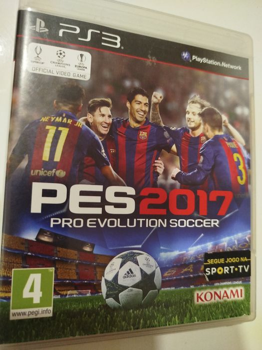 Jogo PES2017 para PS3