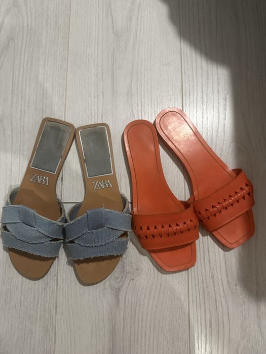 Шикарні шльопанці босоніжки zara 36