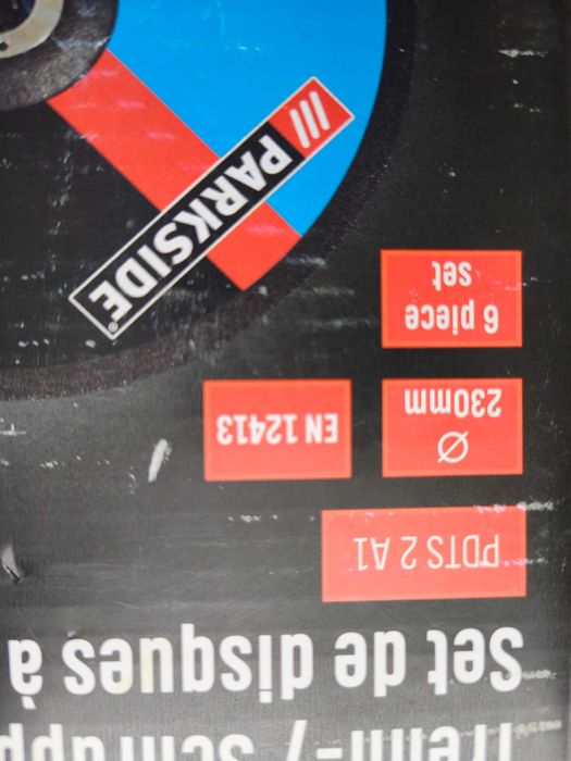 Шліфувально-відрізні диски PARKSIDE PDTS 2 A1 / для болгарки, 230мм