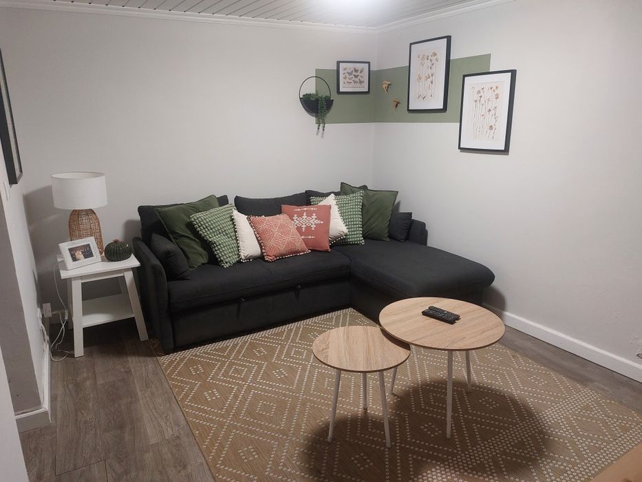 Sofá de 3 lugares com chaise long