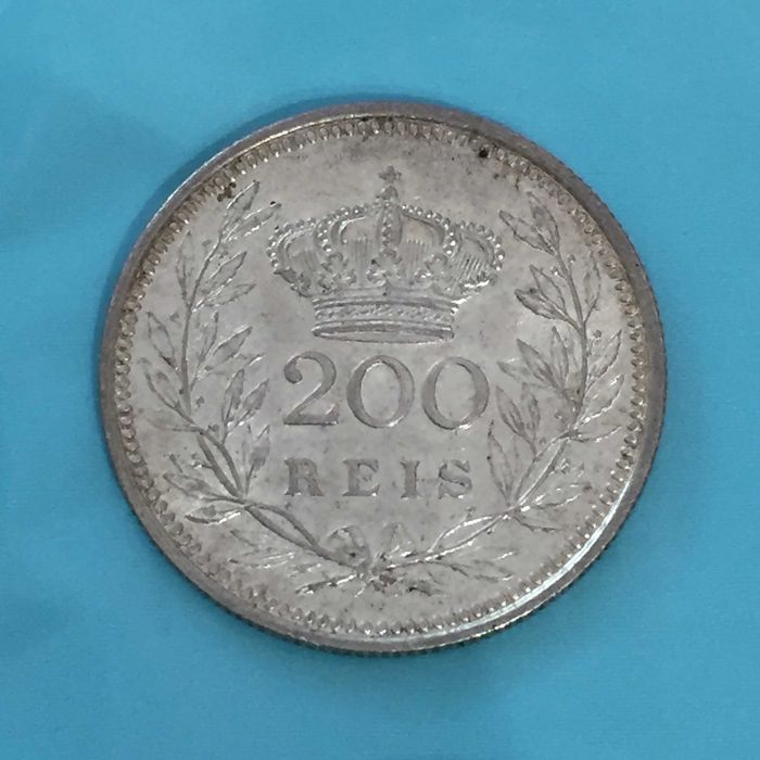 200 Réis 1909 - D. Manuel II