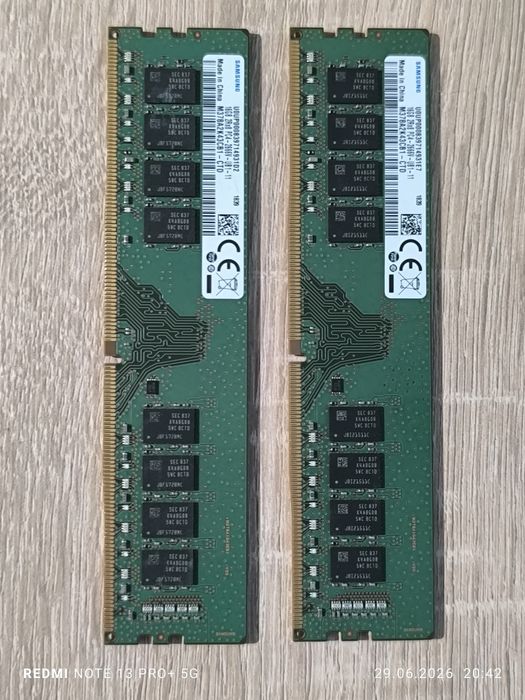 Pamięć RAM DDR4 32GB (2x16) 2666 CL19 Samsung
