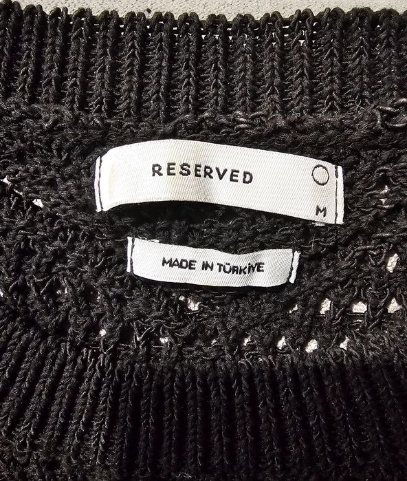Reserved bluzka ażurowa koronkowa