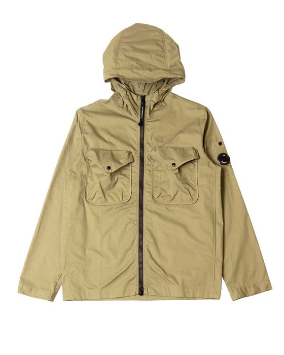 Куртка-сорочка C.P. Company Garment Dye Hooded Overshirt Olive