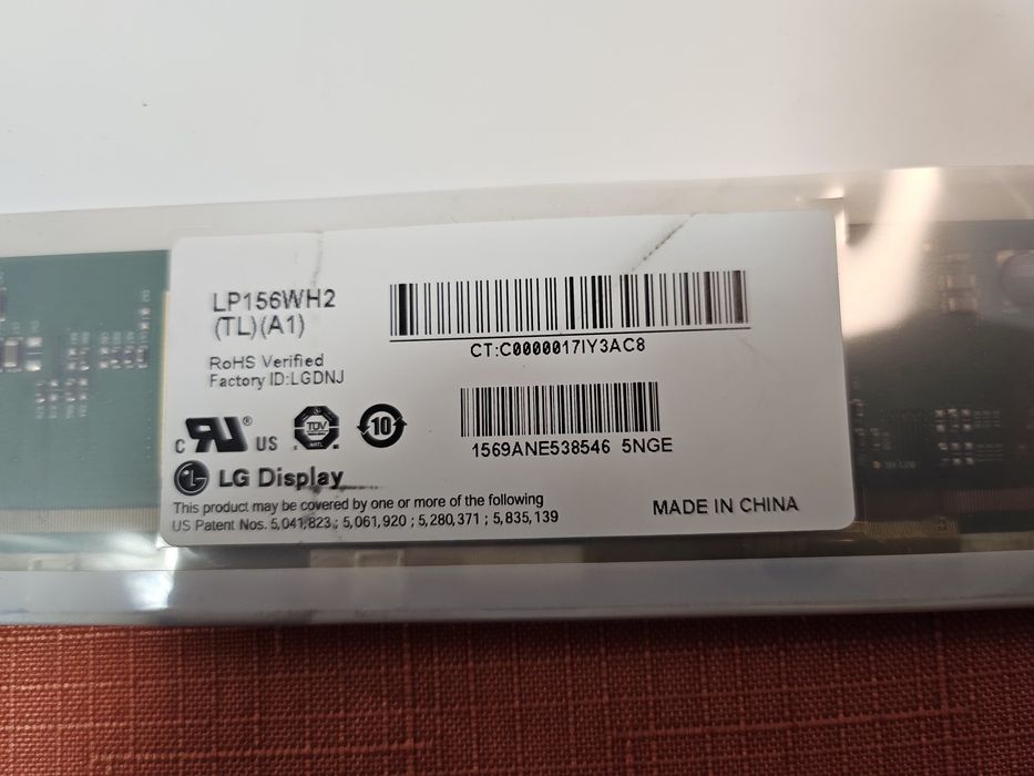 używana oryginalna matryca LCD do laptopa LG LP156WH2