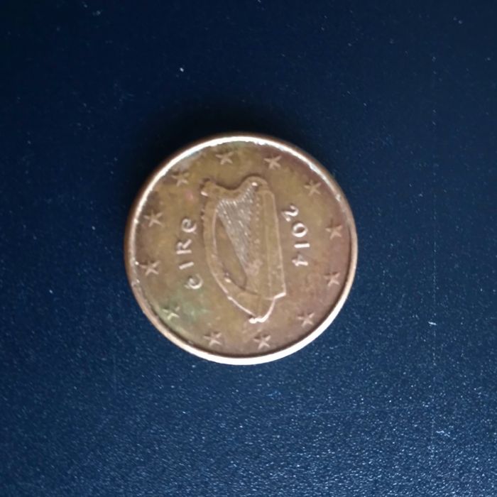 Moedas raras de 1 eurocent de Irlanda