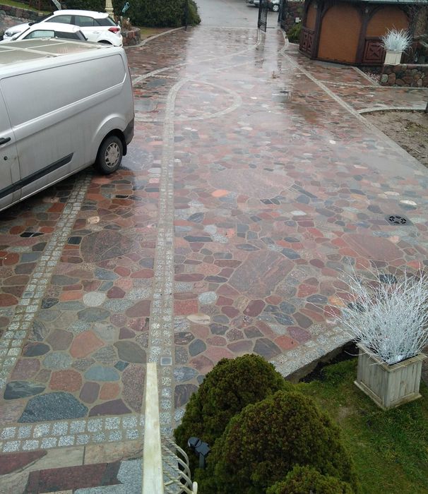 Kamień polny"piętki" płomieniowane