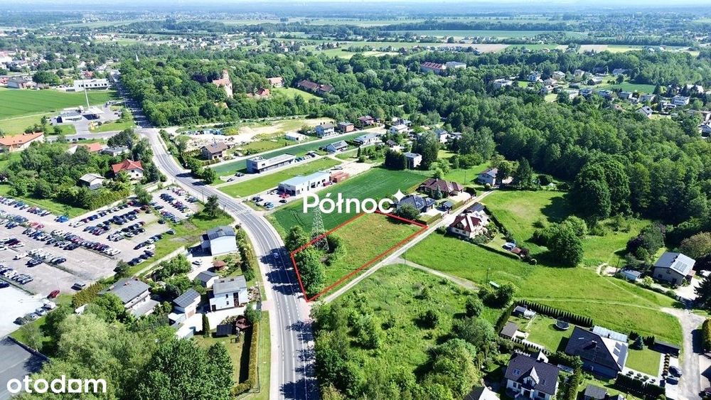 Zobacz! Działka Usługowo - Budowlana ! - Widok 2