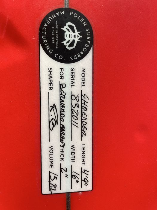 Prancha Surf  crianca Polen 4’9’ shredder