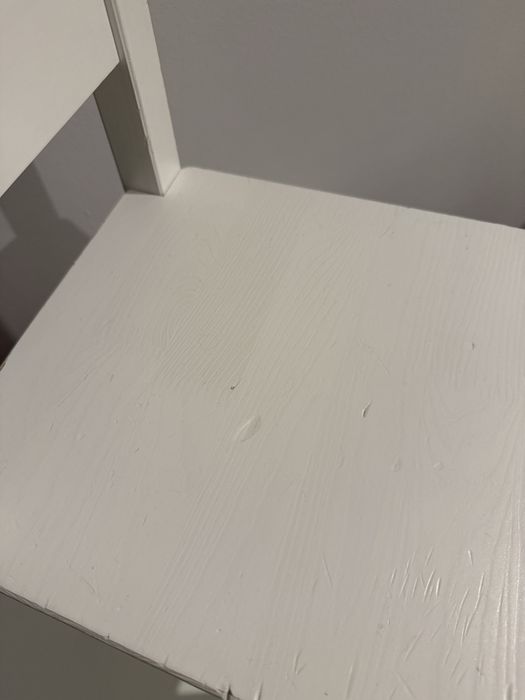 Sundvik stolik dziecięcy i dwa krzesełka ikea białe