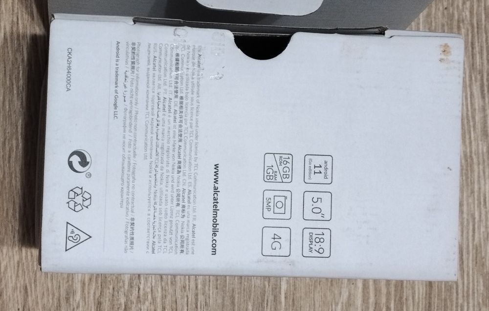 Telefon Alcatel czarny