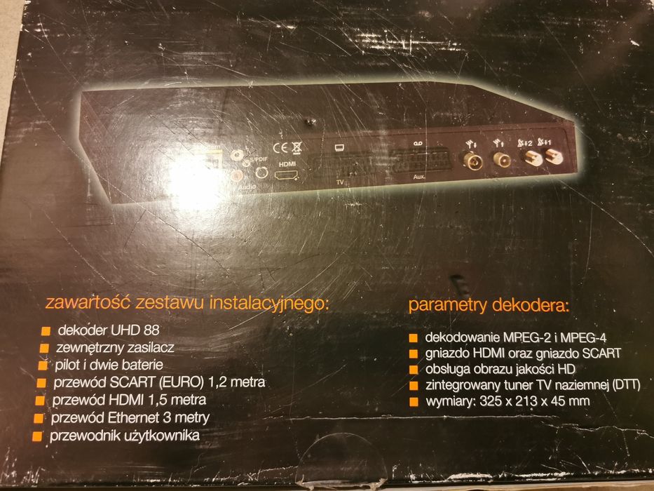 Dekoder tv sagemcom uhd 88