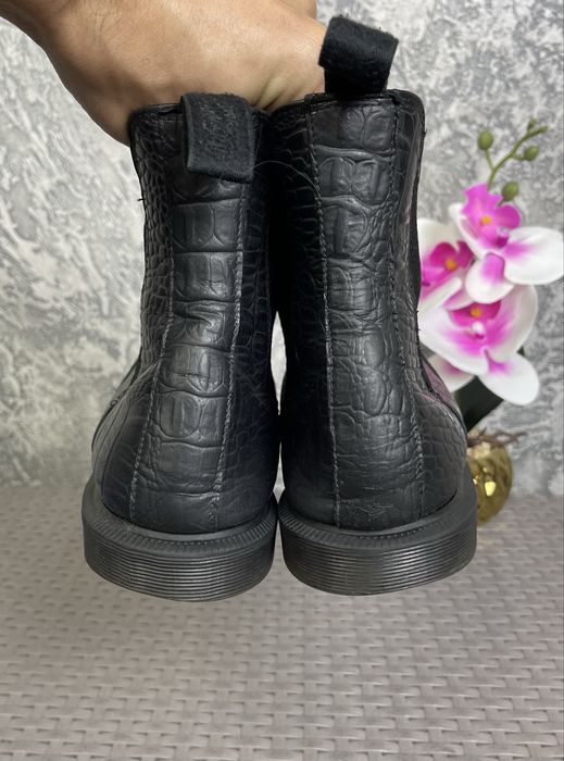 Dr. Martens ботинки сапожки 39 размер женские кожаные черные