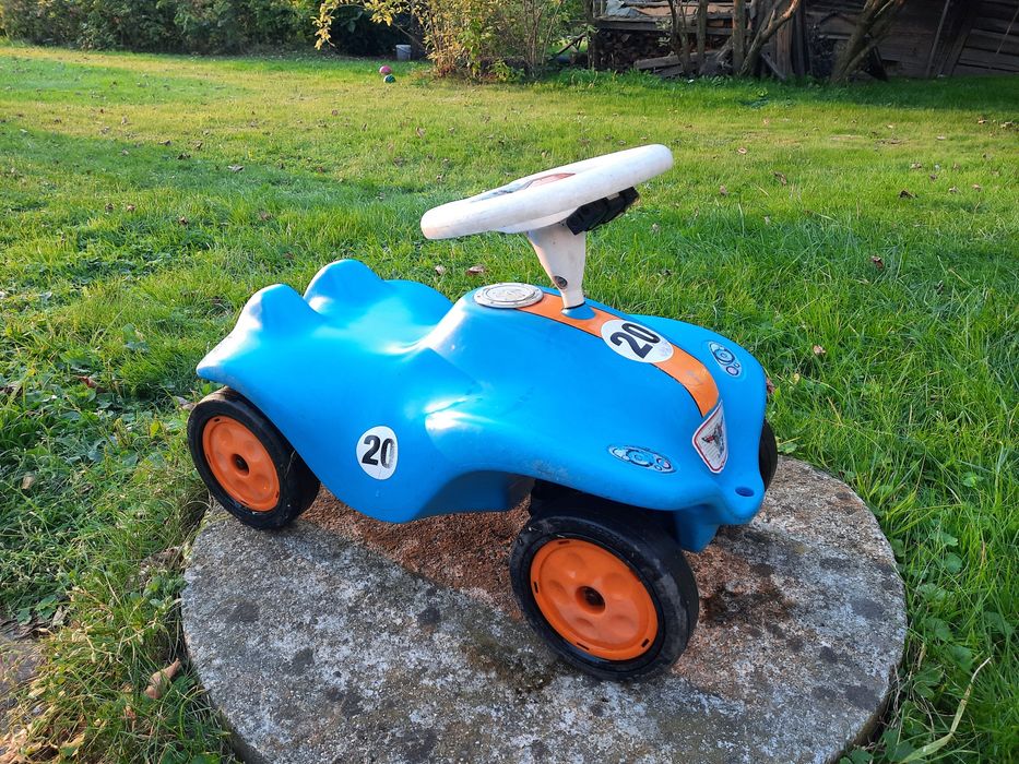 Jeździk samochodzik autko BIG Bobby Car niebieski