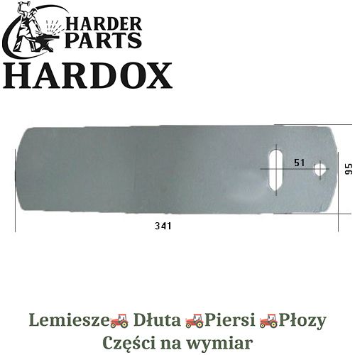 Listwa odkładni Kuhn HARDOX 648102 części do pługa 2Xlepsze niż Borowe