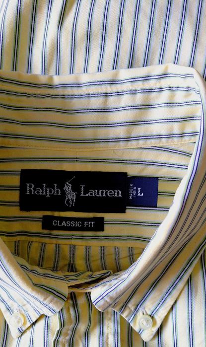 Ralph Lauren piękna męska koszula w paski