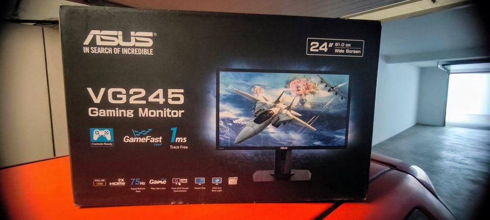 Monitor Gaming ASUS VG 245 como Novo em caixa São Martinho Do Bispo E ...