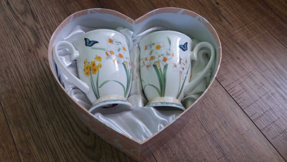 Kubki porcelanowe na prezent Carmani NOWE