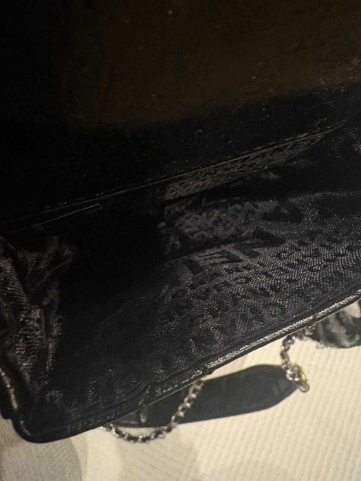 Chanel torebka etui kosmetyczka czarna