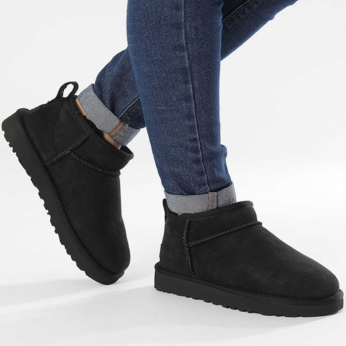 ОРИГІНАЛ‼️ UGG Classic Ultra Mini 1116109-BLK ботинки угги женские УГГ