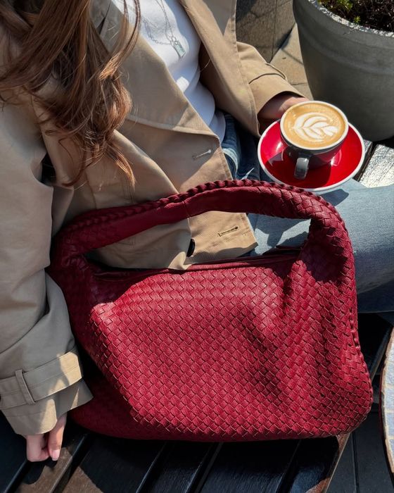 Сумка плетена шопер