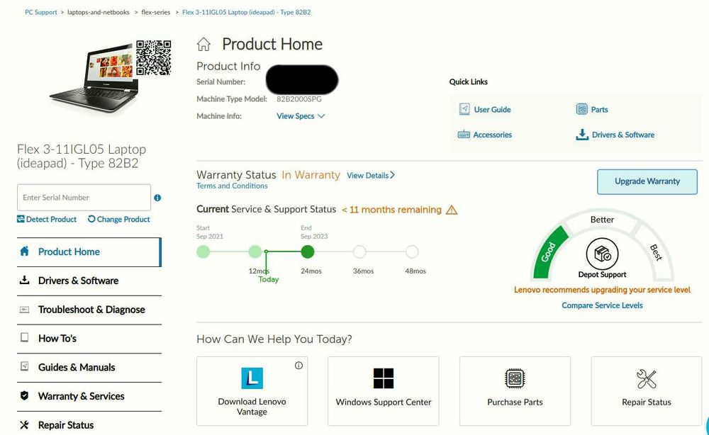 Portatil Lenovo 11" polegadas com mala robusta