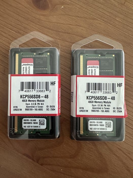 Kingston 2x KCP556SD8-48 DDR5 48GB 5600 MHz CL46
