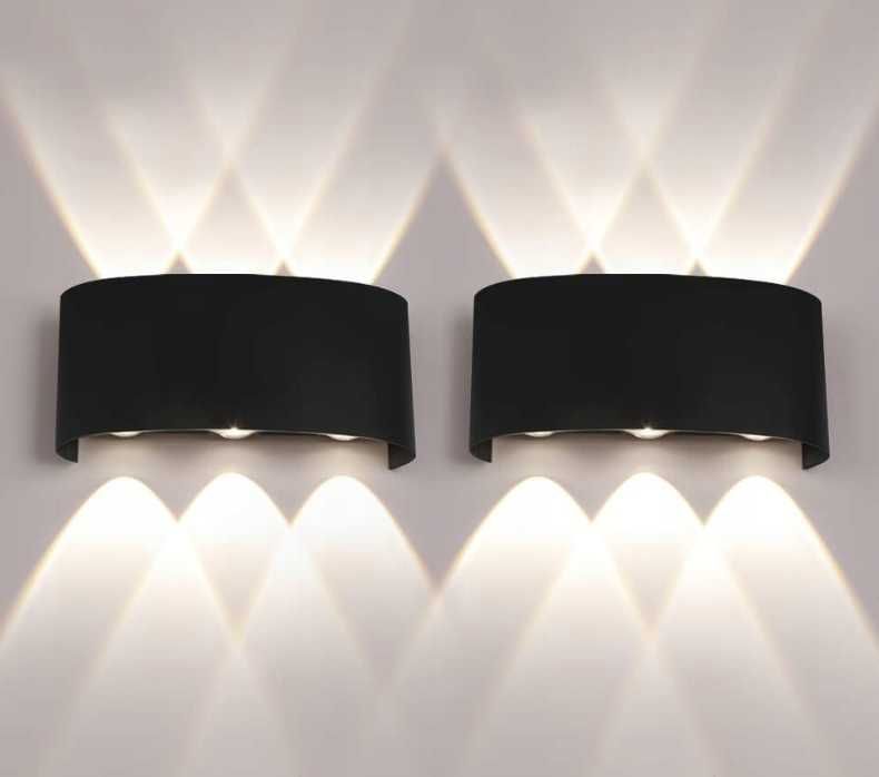 lampa elewacyjna ścienna led kinkiet zewnętrzny ogrodowy aluminium