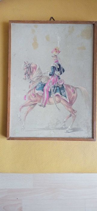 Obraz  stary z  czasów PRL