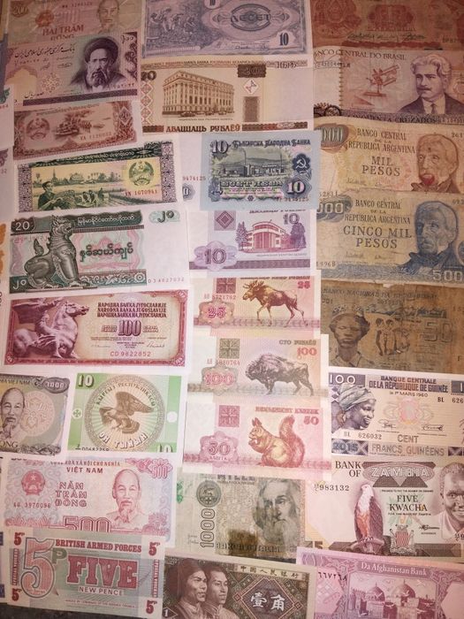 Lote Notas antigas + réplicas