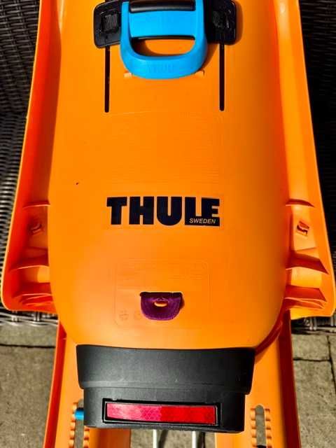 Fotelik rowerowy Thule RideAlong – stan bardzo dobry + 1 uchwyt Quick